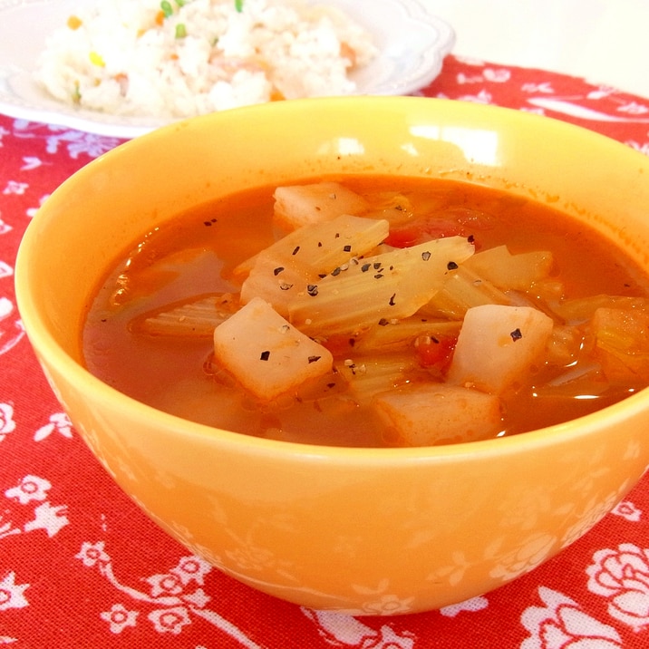 セロリと大根のトマトスープ レシピ 作り方 By メリッコ 楽天レシピ セロリと大根のトマトスープ レシピ 作り方 By メリッコ 楽天レシピ